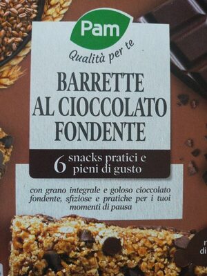 Barrette al cioccolato fondente