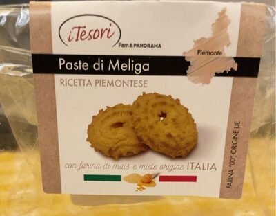 Paste di Meliga front packaging