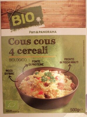 Cous Cous 4 cereali front packaging