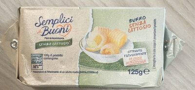 Burro senza lattosio