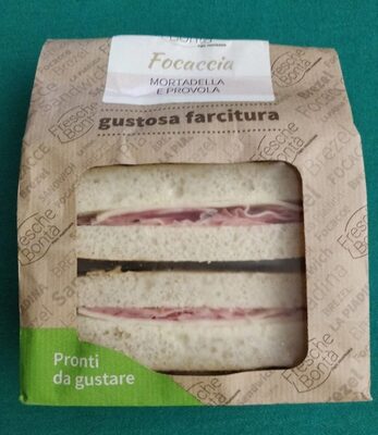 Fresche Bontà, Focaccia, Mortadella e provola