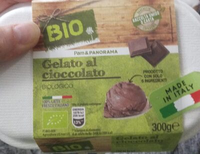 Gelato al cioccolato front packaging
