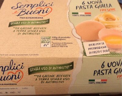 Uova PastaGialla n6 front packaging