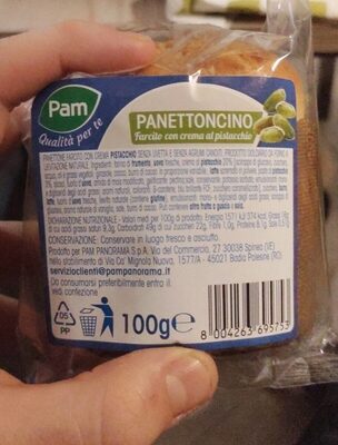 Panettoncino pistacchio