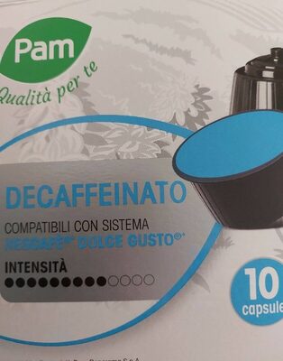 Cialde caffè decaffeinato front packaging