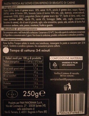 Raviolini al brasato