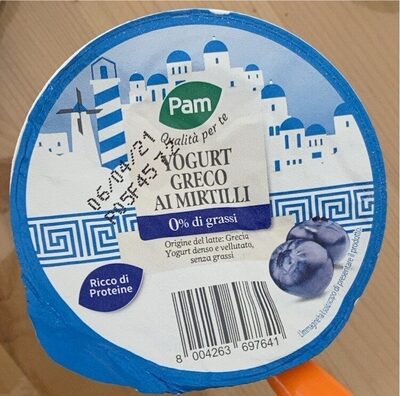 Yogurt greco ai mirtilli