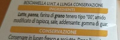 Besciamella pronta per cucinare