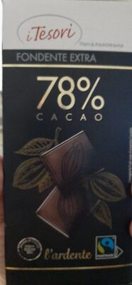 Cioccolato fondente extra 78% cacao