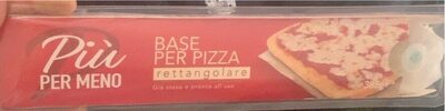 Base pizza rettangolare front packaging