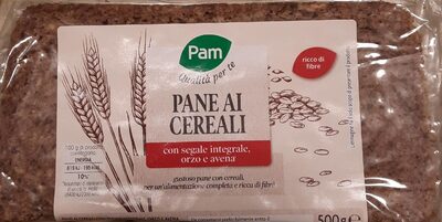 Pane ai cereali front packaging