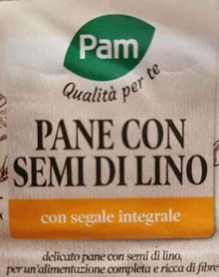 Pane con semi di lino con segale integrale