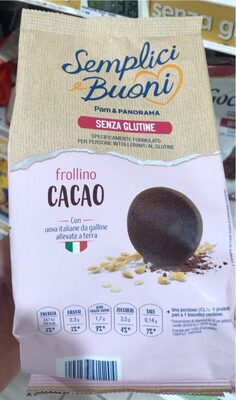 Frollino cacao front packaging