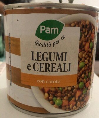 Legumi e cereali front packaging