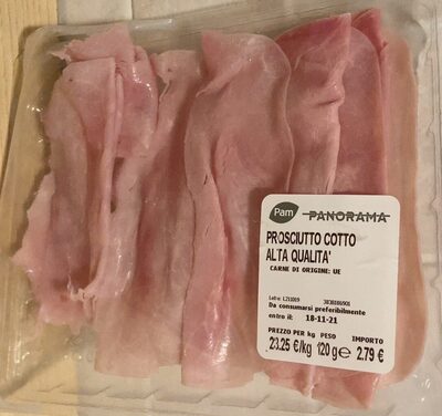 Prosciutto cotto alta qualitá