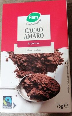 Cacao amaro front packaging