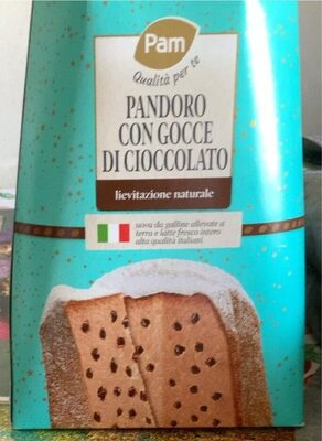 Pandoro con gocce di cioccolato