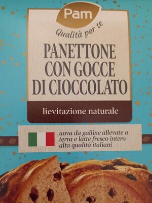 Panettone con gocce di cioccolato