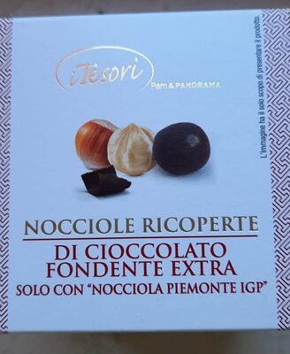 Nocciole ricoperte di cioccolato fondente