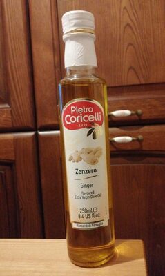 Zenzero-Ginger Flavoured Extra Virgin Oil front packaging