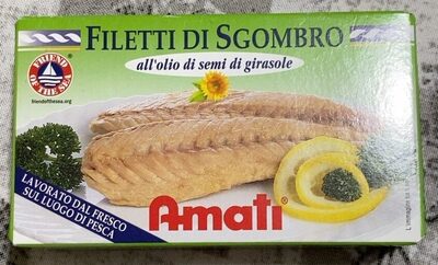 Filetti di sgombro front packaging