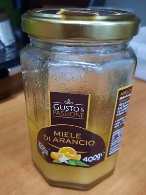 Miele di arancio front packaging