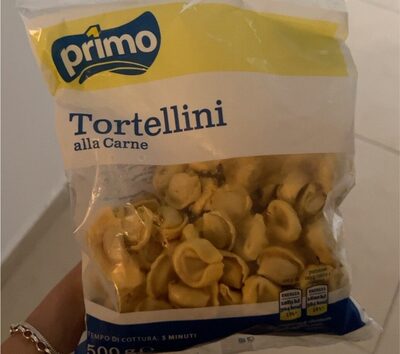Tortellini alla carne front packaging