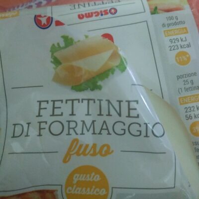 Fettine di Formaggio Fuso Gusto Classico