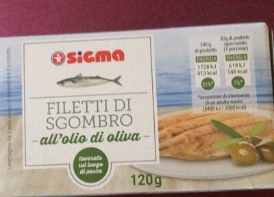 Filetti di sgombro front packaging