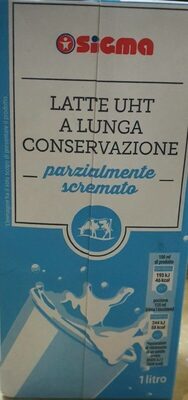 Latte uht parzialmente scremato