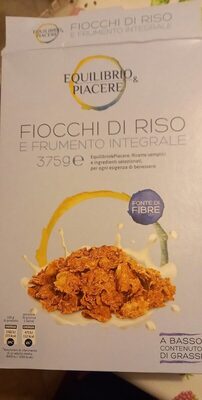 Fiocchi di riso e frumento integrale