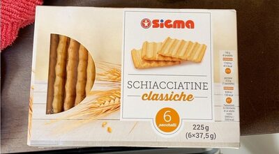 Schiacciatine front packaging