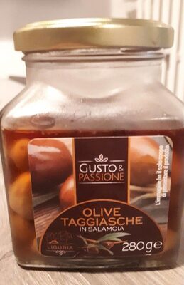 Olive taggiasche front packaging