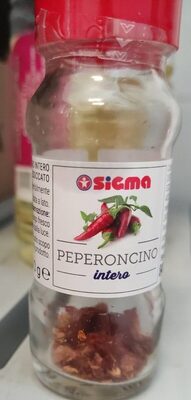 Peperoncino intero front packaging