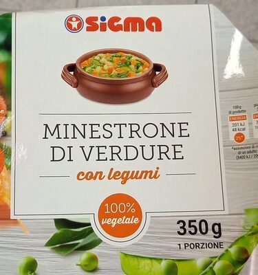 minestrone di verdure con legumi