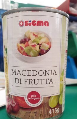 Macedonia di frutta allo sciroppo