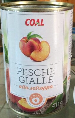 Pesche gialle allo sciroppo