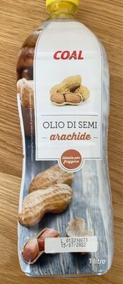Olio di semi arachide front packaging
