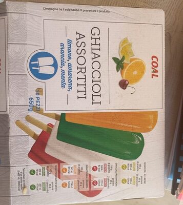 Ghiaccioli assortiti