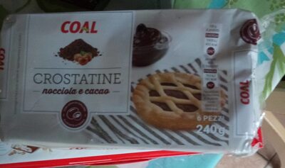 Crostatine nocciola e cioccolato front packaging
