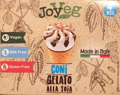 Coni gelato alla soia front packaging