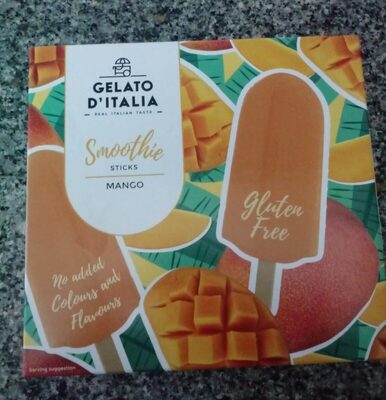 Smoothie sticks, mango