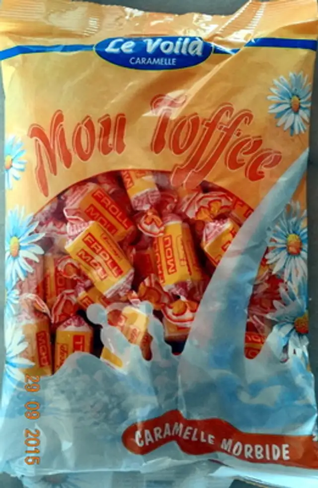 Mou Toffee front packaging
