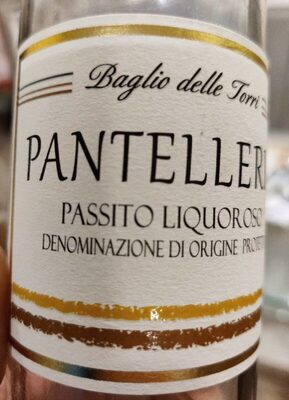 Passito liquoroso front packaging