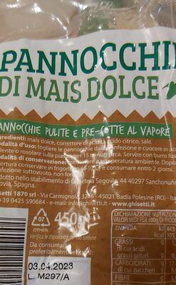 Pannocchie di mais dolce
