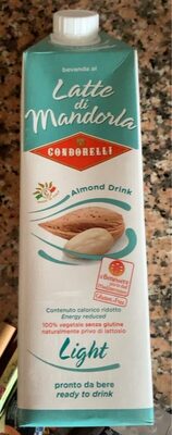 Latte di mandorla light
