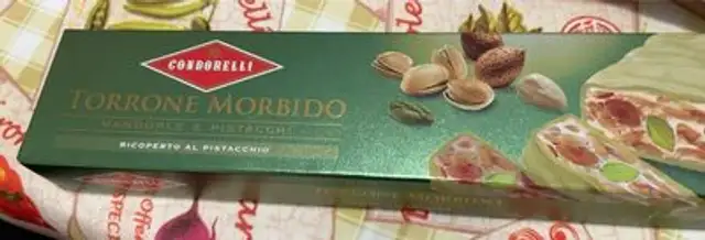 Torrone Morbido pistacchio front packaging
