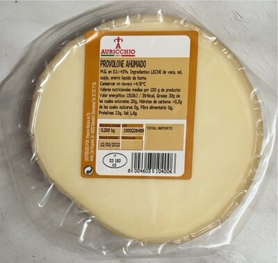 Provolone ahumado front packaging