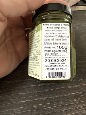 La nicchia caper berries in evoo