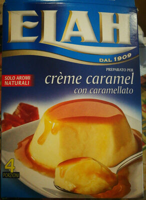 Preprato per crème caramel con caramellato